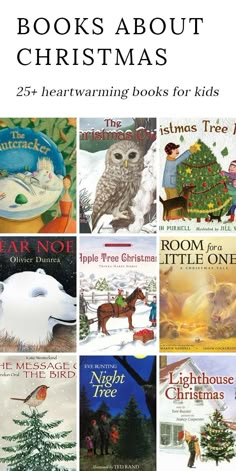 books about christmas with the title overlay