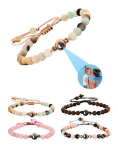 PRICES MAY VARY. ✅ 𝐏𝐄𝐑𝐒𝐎𝐍𝐀𝐋𝐈𝐙𝐄𝐃 𝐂𝐇𝐀𝐑𝐌: Elevate your style with our unique bracelet, offering a one-of-a-kind photo pendant. Tailored to celebrate moments, this piece marries fashion with heartfelt memories, becoming more than just an accessory but a treasure. ✅ 𝐕𝐈𝐁𝐑𝐀𝐍𝐓 𝐕𝐀𝐑𝐈𝐄𝐓𝐘: Dive into a world of 60 exclusive combinations! Mix and match from six rope hues, three projection stones, and five color options to craft a bracelet that's as unique as you. Flaunt your per Bracelet With Picture Inside, Personal Gifts For Best Friend, Bracelet With Picture, Memory Bracelets, Gifts For Him Diy, Bracelet For Couples, Photo Projection Bracelet, Picture Bracelet, Memory Bracelet