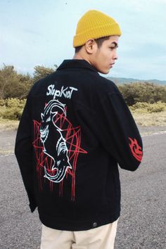 Get your cool jacket with slipknot stand out! rock band edition hand painted jacket The painting is made with special acrylic paint for fabric It can be performed on a women's or men's jacket of any size Oversized Grunge Outerwear With Graphic Print, Fall Concert Outerwear With Graphic Print, Graphic Print Outerwear For Concert In Fall, Graphic Print Outerwear For Fall Concert, Oversized Grunge Denim Jacket For Streetwear, Black Band Merch Outerwear For Streetwear, Casual Denim Jacket With Graffiti Print For Streetwear, Edgy Halloween Streetwear Outerwear, Rock Halloween Streetwear Outerwear