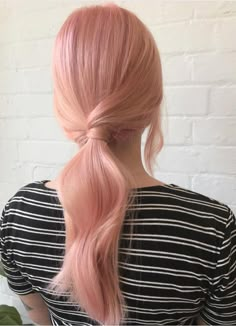 Pastel Rose Gold Hair, Rose Gold Hair Blonde, Dyed Hair Pastel, Pastel Pink Hair, Trendy Hair Color