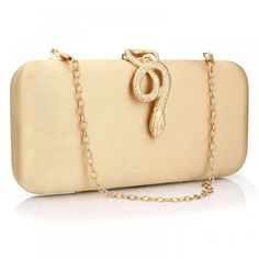 PRICES MAY VARY. Material---Made of high quality uxury emulation silk satin material, has a good refraction effect. High quality satin lining makes the bag elegant, dainty and shimmery. With a snake-shaped switch, this clutch is both elegant and unique. SIZE & CAPACITY - A small but standard evening bag. It is about 8.26in/21cm(L) * 4.33in/11cm(H) * 1.57in/4cm(W) . This purses and handbags has plenty of room for daily basics, Such as cellphone, keys , lipstick, Small wallet, credit cards, tissue