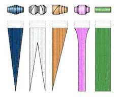 an image of pencils and crayons in different colors