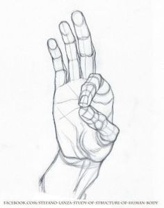 a drawing of a hand holding up the middle finger