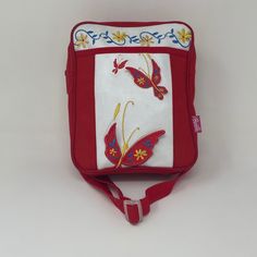 Vintage Y2K Barbie Embroidered 3D Layer Butterflies Red White Messenger Bag Rare The bag has a 14-inch drop from the shoulders. Zipper closure and straps are adjustable. Measurements standing upright: Height: 9 inches Length: 7 inches Width: 3 inches Good condition light spots please check all photos to ensure happiness with your purchase If you have any questions or concerns, please feel free to send us a message and we will get back to you as soon as possible. Thank you for checking out our listings, we are in the process of listing more 90s and Y2K vintage fashions and other items so make sure you add us to your favorites to get an alert when new listings go up Just a note: We often will reuse packing materials as much as possible to save costs and help the environment.   We are always Red Embroidered Rectangular Bag, Red Satchel With Zipper Closure For School, Red Embroidered Rectangular Shoulder Bag, Red School Bag With Detachable Strap, Red Shoulder Satchel For School, Red Satchel Shoulder Bag For School, Red Rectangular Shoulder Bag For School, Red School Shoulder Bag With Detachable Strap, Red Shoulder Bag With Detachable Strap For School