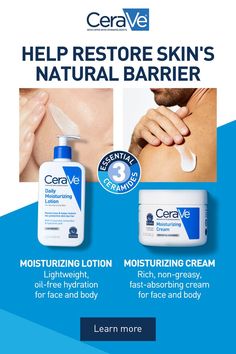 Cerave Daily Moisturizing Lotion, Know Your Skin Type, Dry Skin Body Lotion, Daily Moisturizing Lotion, Extremely Dry Skin, Dry Skin Body, Lotion For Dry Skin, Moisturizer For Oily Skin