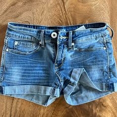 Women/Juniors Blue Jeans Shorts.Denizen By Levi’s. Low Rise Shorties. Size One. Brand New Never Been Worn. Excellent Condition. No Holes. No Stains. Smoke-Free Home. Levi's Stretch Bottoms For Summer, Fitted Levi's Blue Jean Shorts, Levi's Fitted Blue Jean Shorts, Levi's Cutoff Dark Wash Jean Shorts, Levi's Blue Stretch Bottoms, Levi's Blue Short Leg Shorts, Levi's Blue Cutoff Shorts, Levi's Bottoms With Built-in Shorts, Levi's Short Bottoms With Built-in Shorts