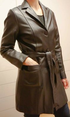 Fashion 3 Black Is Beautiful, Trench Coat, Faux Leather, Leather Jacket, Black