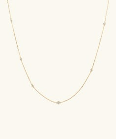 We spy more than a few reasons to love this piece. Six round bezel set diamonds sit on a diamond cut cable chain for maximum shine from every angle. Round Diamond Necklace, Baguette Diamond Necklace, Diamond Circle Necklace, Diamond Tennis Necklace, Jewel Wedding, Wedding Luxury, Round Necklace, Circle Diamond, Cz Necklace