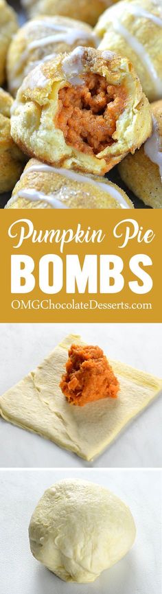 Pumpkin Pie Bombs are really fun and easy recipe and perfect way to start fall baking season. Dessert Oreo, Mark Cuban, Pumpkin Desserts, Low Carb Dessert