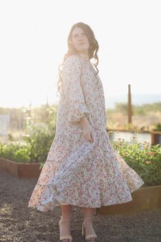 Air Dress, Floral Flowy Dress, Fashion For Summer, Flowy Floral Dress, Bright Florals, Nursing Friendly, Breath Of Fresh Air, Summer Floral, Flowy Dress