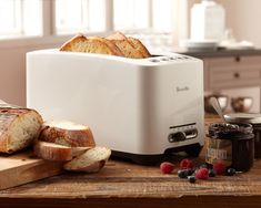 Breville Lift & Look Touch Toaster Retro Toaster Crate And Barrel, Hidden Toaster Oven In Kitchen, Toaster Oven White, Narrow Toaster, Toaster Walmart, Breville Toaster, Hot Chocolate Cocktail, Tabitha Brown, Bread Toaster