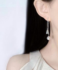 Indulge in the exquisite charm of these Elegant White Alloy Love Pearl Tassel Drop Earrings, crafted with the utmost attention to detail. Experience a sense of refinement and sophistication as you adorn yourself with these stunning accessories.Made of fine Alloy Love Pearl Tassel.Measurement: 4cm/1.56" * 1cm/0.39". Matches easily with daily hairstyle. dresses & Shirts Daily Hairstyles, Fashion Shoes Flats, Tassel Drop Earrings, Earrings Elegant, Dress Jewelry, Boho Stil, Elegant Earrings, Boho Fashion, Tassels