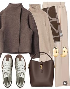 Minimalist Winter Outfit, Nude Outfits, Brown Fall, Save For Later, Casual Style Outfits, Winter Fashion Outfits, Fall Outfit, Casual Wardrobe