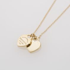 [Top Size] Approximately 12mm Long, Approximately 9mm Wide [Chain Length] Approximately 41cm [Material] 18k Yellow Gold Tiffany Heart Necklace Layered, Tiffany Heart Necklace Gold, Tiffany Necklace Outfit, Tiffany Necklace Gold, Gold Tiffany Necklace, Jewelery Stacks, Tiffany Gold Necklace, Necklace From Boyfriend, Tiffany And Co Gold