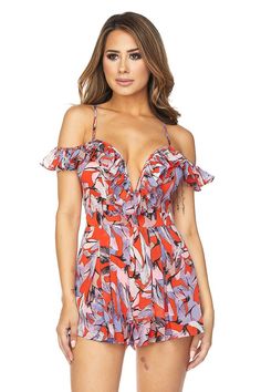 Sexy romper with a variety of colors to set off a perfect pair of heels or sandal during a nice hot summer vacation! Summer Beach Jumpsuits And Rompers With Spaghetti Straps, Summer Vacation Jumpsuits With Spaghetti Straps, Summer Vacation Spaghetti Strap Jumpsuits, Chic Summer Mini Jumpsuits And Rompers, Chic Summer Jumpsuits And Rompers Mini Length, Summer Beach Mini Jumpsuits And Rompers, Summer Beach Jumpsuits And Rompers Mini Length, Summer Jumpsuits And Rompers With Spaghetti Straps, Summer Floral Print Jumpsuits With Spaghetti Straps