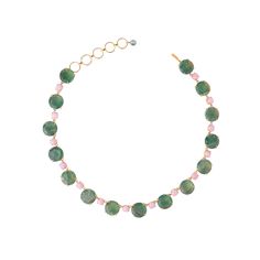 Lisa Necklace: Crafted from semi-precious stones, this round-shaped pendant is meticulously handcrafted in 14K gold-plated brass settings. Simply elegant, its bright, vibrant design adds a touch of glamour to any occasion! Elegant Adjustable Emerald Necklace With Natural Stones, Gold-plated Round Emerald Necklace, Gold Plated Round Emerald Necklace, Round Gold Plated Emerald Gemstone Necklace, Round Gold Plated Emerald Necklace, Adjustable Gold-plated Gemstone Necklace, Gold Plated Necklaces With Gemstone Round Pendant, Gold Plated Necklaces With Round Gemstone Pendant, Gold Plated Round Pendant Necklaces With Gemstone