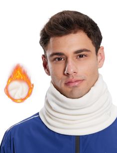 PRICES MAY VARY. Premium Thermal Fleece：Baleaf winter neck gaiter made of 100% polar fleece that is warmth，soft and anti-static with no shedding crazy, keeping your happy time in the cold weather. Adjustable Winter Face Mask : Fleece neck warmer for men and women designed with adjustable drawcord so that it fits most head sizes. It can also be tightened to the max to turn the snood into a hat. 4 In 1 Versatile Neck Gaiter: Long enough to do neck/face cover. Whether you're wearing it as a neck ga Neck Warmer For Men, Fleece Neck Warmer, Winter Face Mask, Shoveling Snow, Winter Face, Cold Weather Gear, Neck Gaiters, Neck Gaiter, Polar Fleece