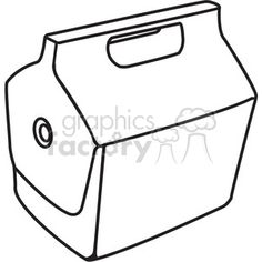 a black and white line drawing of a plastic container on a white background clipart commercial use