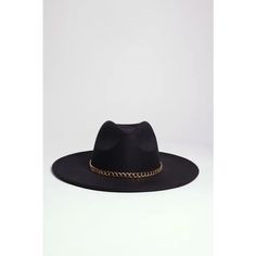 Sumptuous faux suede crafted with gleaming gold hardware, this fedora is elevated with a chic chain trim (1cm). Ships within the U. only Rachel Zoe, Fedora Hat, Gold Hardware, Faux Suede, Fedora, Ships, Trim, Chain, Gold