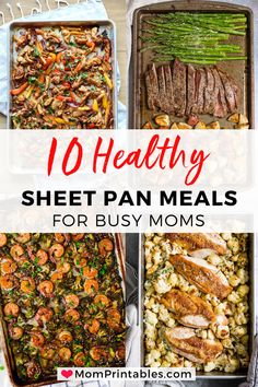 10 healthy sheet pan meals for busy moms