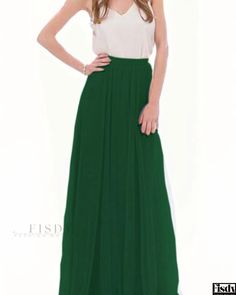 Fisdy - Exquisita falda de gasa de línea A: Hasta la rodilla, entallada, ideal para fiestas de graduación, bodas y ocasiones formales. Polyester Skirt, Skirt Skirt, Chiffon Skirt, Prom Wedding, Skirt Type, Color Fabric, Olivia Mark, A Line Skirt, Skirt Length