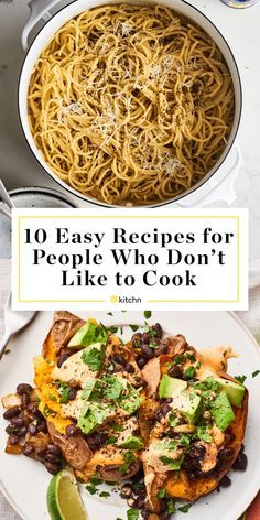 the top 10 easy recipes for people who don't like to cook