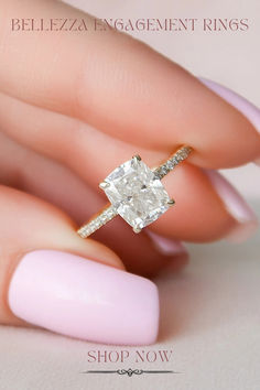 Rounded Corners, Vintage Charms, Diamond Engagement Ring