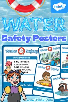 Water Safety Posters Phonics Practice, Safety Rules, Water Poster