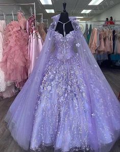 Godess Dresses, Purple Prom Dresses, Girls Ball Gown, Fancy Clothes, Purple Prom, Prom Dresses Formal, Pretty Quinceanera Dresses, Quinceanera Themes, Purple Prom Dress