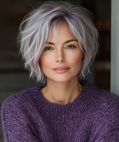 Hot Haircuts, Mother Of The Bride Hair, Bride Hair, Grey Hair, Bride Hairstyles, Hair Looks, Mother Of The Bride, Short Hair Styles, Hair Cuts