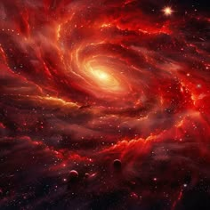 an artist's impression of a spiral galaxy