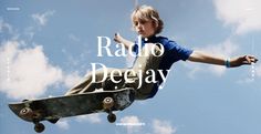 a young boy riding a skateboard in the air with his arms out and feet up