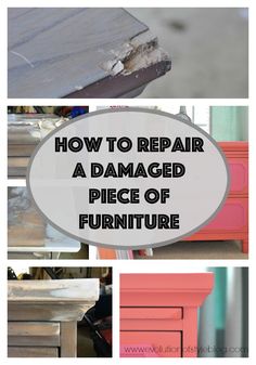 how to repair a damaged piece of furniture