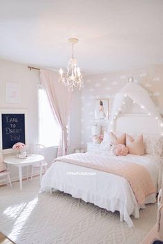 30 Small Bedroom Ideas For Teen Girls Big Girl Bedrooms, Toddler Girl Room, Girls Rooms, Kids Bed, Toddler Bedrooms, Room Idea