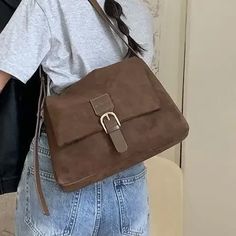 UAKISS - 2024 New Fashion Women All Match Underarm Bag Y2k Aesthetic Streetwear Trendy Handbags Casual Simple Solid Shoulder Bags Female Size:30*9*21CM "Size mearsured by ourselves, sometimes has some errors, but always within 3cm."