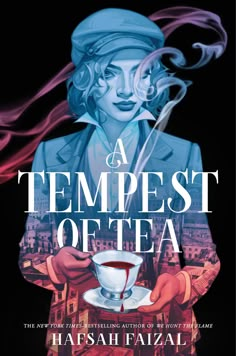 the cover to a novel titled tempestfest of tea