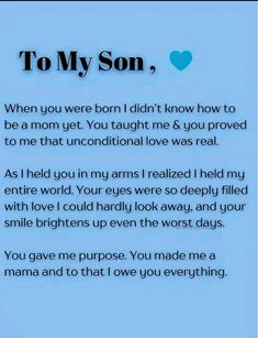 Letter For Son From Mom, Letter To My Son From Mom, Letter To Son From Mom, Letter To Son, Letter To My Son, My Son Quotes, Letters To My Son, Mothers Love Quotes, Future Son