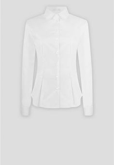 French Cuff Long Sleeve Shirt: Larry | Anne Fontaine Slim Fit Button-up Blouse For Semi-formal Occasions, Timeless Slim Fit Button-up Tops, Timeless Slim Fit Office Tops, Timeless Slim Fit Tops For Office, Slim Fit Shirt With Collar For Work, Slim Fit Collared Shirt For Work, Timeless Button-up Tops With Placket, Classic Workwear Shirt With Collar, Timeless Tailored Tops For Office