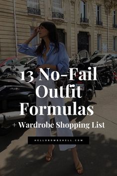 Outfit Formulas Women, Capsule Wardrobe Formula, Outfits 30s, Wardrobe Shopping List, Autumn Capsule Wardrobe, Spring Summer Capsule Wardrobe, Flirty Outfits, Glamour Outfit