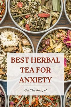 Finding the best herbal tea for anxiety can really help you feel better when you're stressed. Drinking a warm cup of tea made with the right herbs can calm your mind and body, helping you relax after a busy day or during tough moments. Sleeping Tea Recipes, Essential Oil Tea Recipes, Calming Tea For Sleep, Holistic Tea Recipes, Herbal Tea Recipes For Sleep, Calming Herbal Tea Recipes, Herbal Tea Mix Recipes, Tea For Calming Nerves, Cold Care Tea