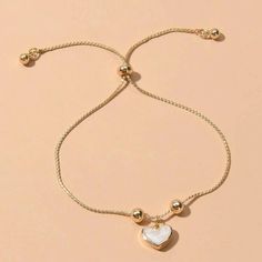 Heart Charm Bracelet Yellow Gold Gold Casual Jewelry For Valentine's Day, Casual Gold Jewelry For Valentine's Day, Casual Gold Heart Bracelet For Valentine's Day, Gold Casual Bracelets For Valentine's Day, Casual Gold Bracelets For Valentine's Day, Casual Everyday Heart Bracelet For Valentine's Day, Casual Valentine's Day Jewelry Bracelet, Casual Heart Charm Bracelet For Everyday Wear, Gold Heart-shaped Casual Bracelet