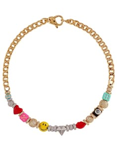 Pave Crystal Rhodium Plate + 14kt Gold Plate Beads MC Enamel Charms Available in various lengths Cosmic Necklace, World Necklace, Dope Jewelry Accessories, Dope Jewelry, Funky Jewelry, Jewelry Lookbook, Enamel Charms, Girly Jewelry, Jewelry Inspo