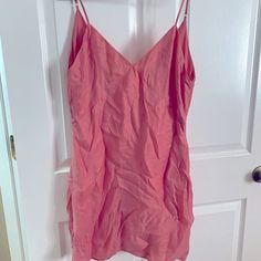 Brand New With Tags. Beautiful Peach Color With Adjusts Straps. Feminine V-neck Slip Dress For Vacation, Feminine Mini Length Slip Dress For The Beach, Zara V-neck Slip Dress For Brunch, Casual Lined Slip Dress For Summer, Summer V-neck Slip Dress For Brunch, Spring V-neck Lined Slip Dress, Lined V-neck Slip Dress For Spring, Casual Lined Slip Dress For Spring, Summer Slip Dress For Date Night