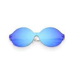 Look cool in blue. Make a splash with fun, aquatic color this summer with these Blue Mirrored Retro Oversized Sunglasses from zeroUV.. Stylish + modern. For fun eyewear. Unisex appeal. The large, generous lenses and fluid frame shape of these sunnies make them great for males and females alike.. Attitude meets function. Yes, sunglasses aren't just for looking cool -- they shield your eyes from UVB and UVA rays, for less squinting and possibility of eye damage like cataracts.. Get UV-smart for yo Cheap Blue Sunglasses With Mirrored Lenses, Luxury Blue Sunglasses With Mirrored Lenses, Cheap Trendy Blue Sunglasses, Cheap Modern Blue Sunglasses, Cheap Blue Glass Sunglasses, Trendy Eyewear, Eye Damage, Sun Photography, Travel Women