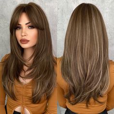 Orange Hair, Hair Dos, Layered Hair, Trendy Hairstyles, Hair Highlights