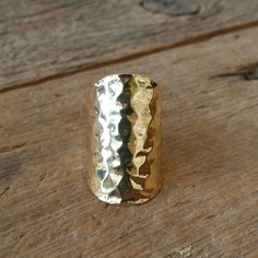 Open back, adjustable, 18K over brass, hammered gold Adjustable Hammered Gold Jewelry, Hammered Brass Wide Band Jewelry, Adjustable Hammered Gold Ring, Adjustable Gold Hammered Ring, Adjustable Hammered Brass Ring, Multiple Rings, Hammered Band, Hammered Gold, My Dream Wardrobe