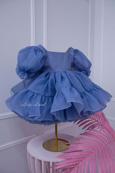 Red Tutu & Tulle Puffy Flower Girl Dress First Baby Birthday - Etsy Perú Baby Birthday Outfit, Cute Blue Dresses, Puffy Dress, Red Tutu, Blue Tutu, Prom Photoshoot, Dress For Baby Girl, Puffy Dresses, Dress For Baby