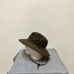 Dorfman Pacific Olive Green Adjustable Drawstring Hat Extra Large Hats For Men, Olive Green, Extra Large, Hats, Green