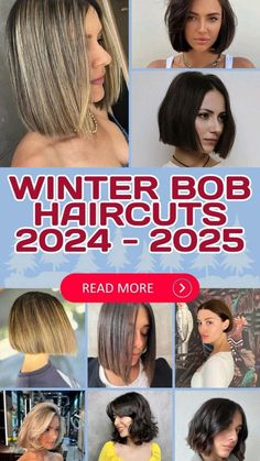 Shoulder Length Bobs, Bob With Undercut, Short Stacked Bob, Bobs With Bangs, Winter Hairstyle, Short Stacked Bobs, Haircuts 2024, Messy Bob, Stacked Bob