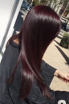 Unique Black Cherry Hair Color Ideas to Stand Out This Season! Hair Inspo Dyed Hair, Dark Cherry Red Highlights, Hair Ideas For Black Hair Haircolor, Black Hair With Cherry Highlights, Black Hair Dyed Red, Deep Cherry Hair, Cherry Red Black Hair, Dark Black Red Hair, Cherry Red Streaks